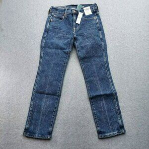 J. Crew Women's NWT 23P Jeans Vintage Straight Medium Blue Wash